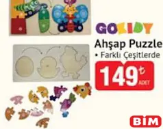 GOKİDY OYUNCAK AHŞAP PUZZLE